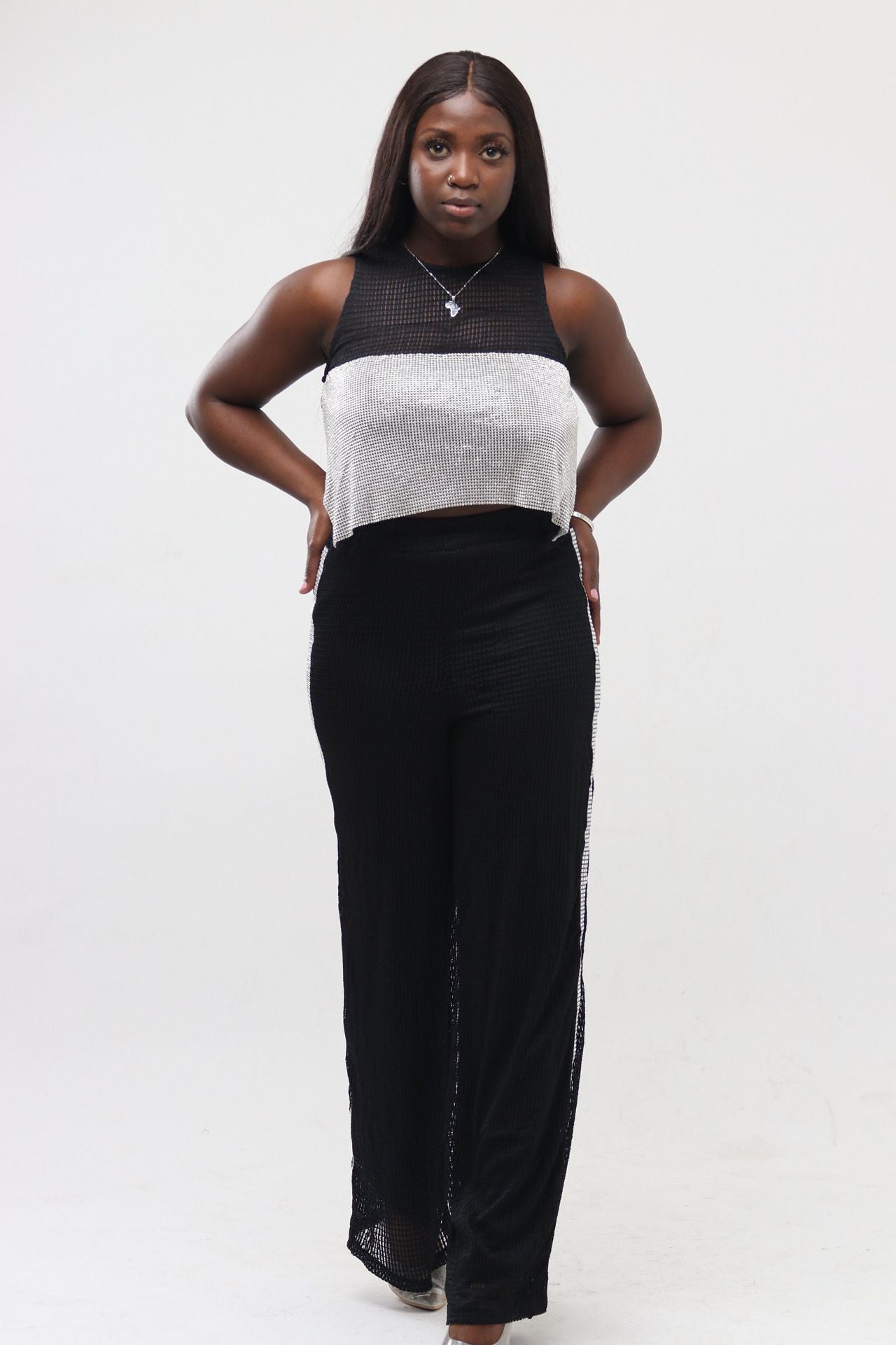 Diamond in the Ruff two-piece
