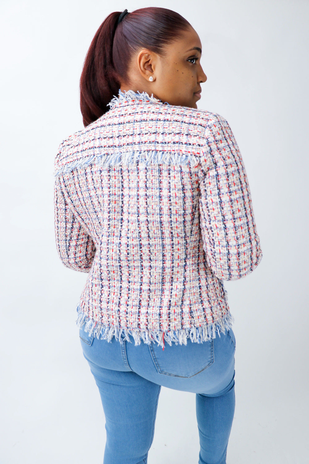 Multi-Color knitted Blazer